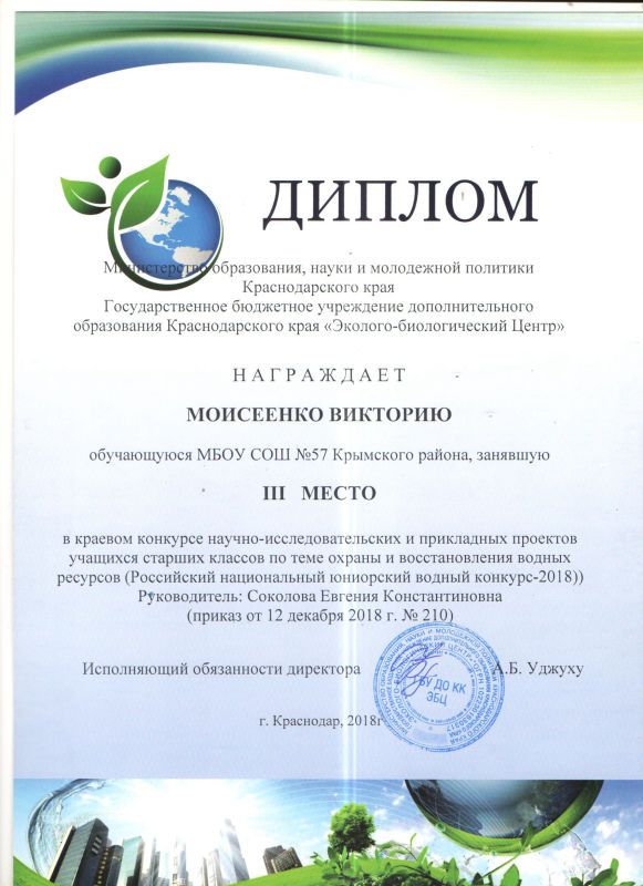Моисеенко Виктория 3 место в краевом конкурсе научно-исследовательских и прикладных проектов.jpg